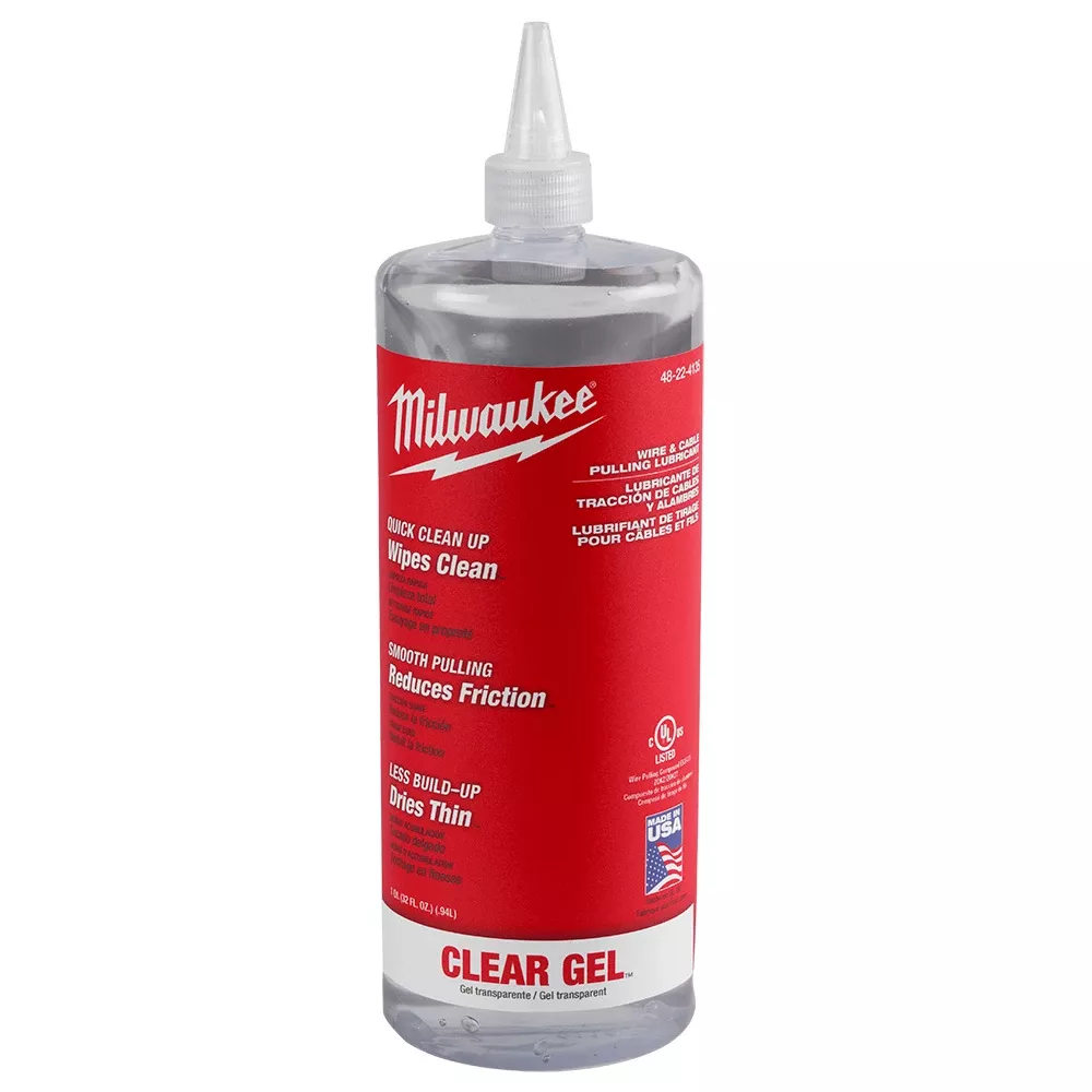 Milwaukee Wire & Cable Pulling Clear Gel Lubricant48-22-4135