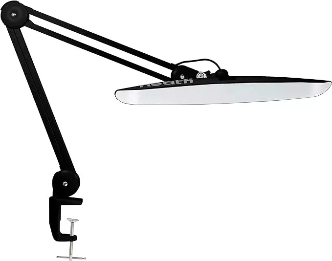 Neatfi XL 2,200 Lumens LED Task Lamp, 20W, 182 Pcs SMD LED, Dimmable, 4 Level Brightness, 3 Light Modes, Desk Light for Home, Office, Workbench (CCT, Pink)