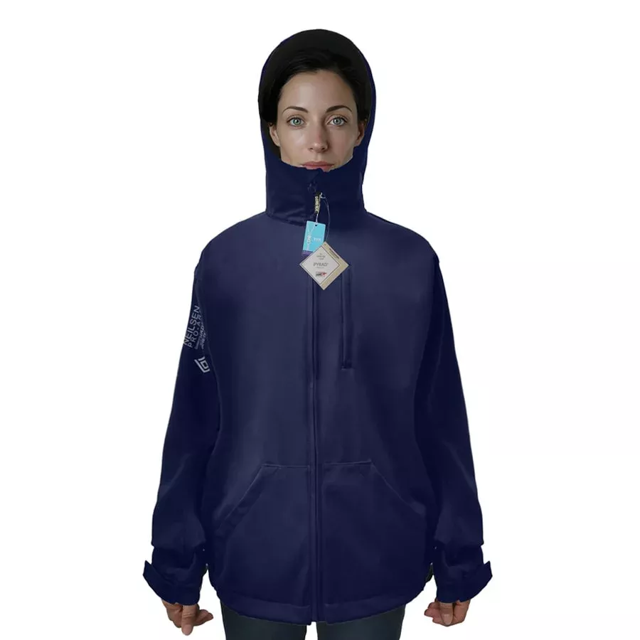 Neilsen FR/ARC Rated Navy Softshell Women Fleece Jacket made with PYRAD WINDSTOPPER Fabric by GORE-TEX LABS