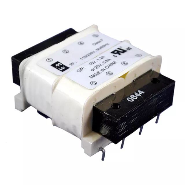 P. Transformer, PCB Mount, Low Profile, 229 Series, 6VA, 10V C.T. @ 600ma, 5V @ 1.2A