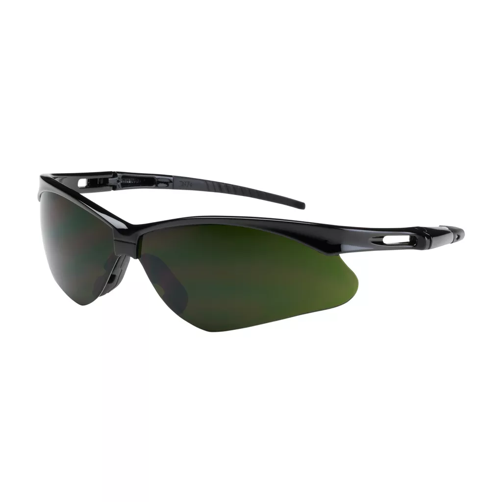PIP Safety / West Chester Semi-Rimless Safety Glasses with Black Frame, IR Filter Shade 5.0 Lens and Anti-Scratch Coating, Black, OS 250-AN-10119