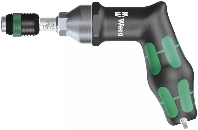 Pistol handle, adj. torque screwdrivers w/ Rapidaptor quick-release chuck, 7442 x 3.0-6.0 Nm