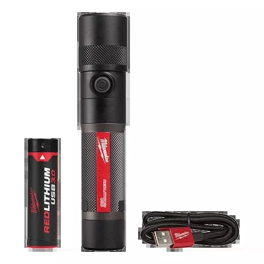 REDLITHIUM USB 1100L Twist Focus Flashlight