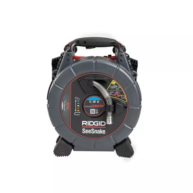 RIDGID SeeSnake microDRAIN APX 65' High-Flex Cable w/ TruSense Pipe Inspection Camera 70023