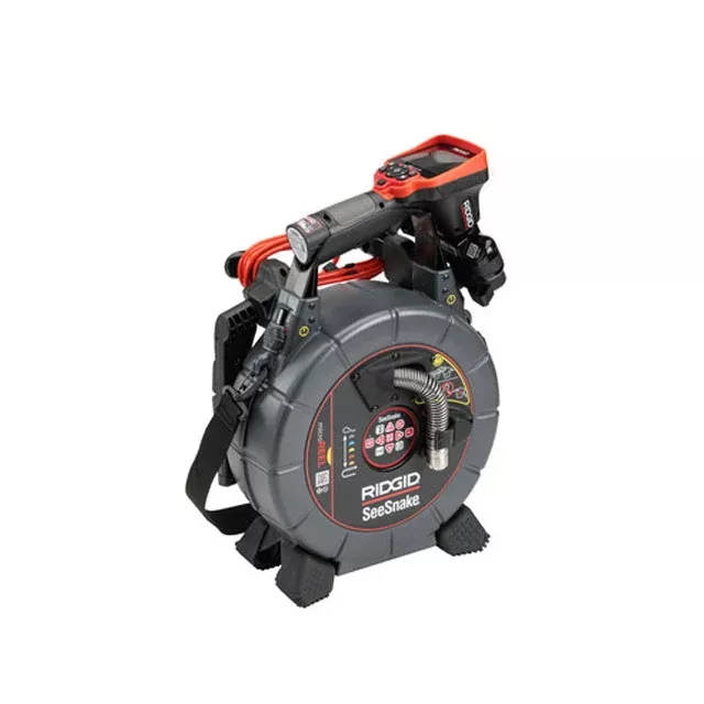 RIDGID SeeSnake microREEL 100' Mid-Flex Cable with CA-350 Monitor Kit 70728