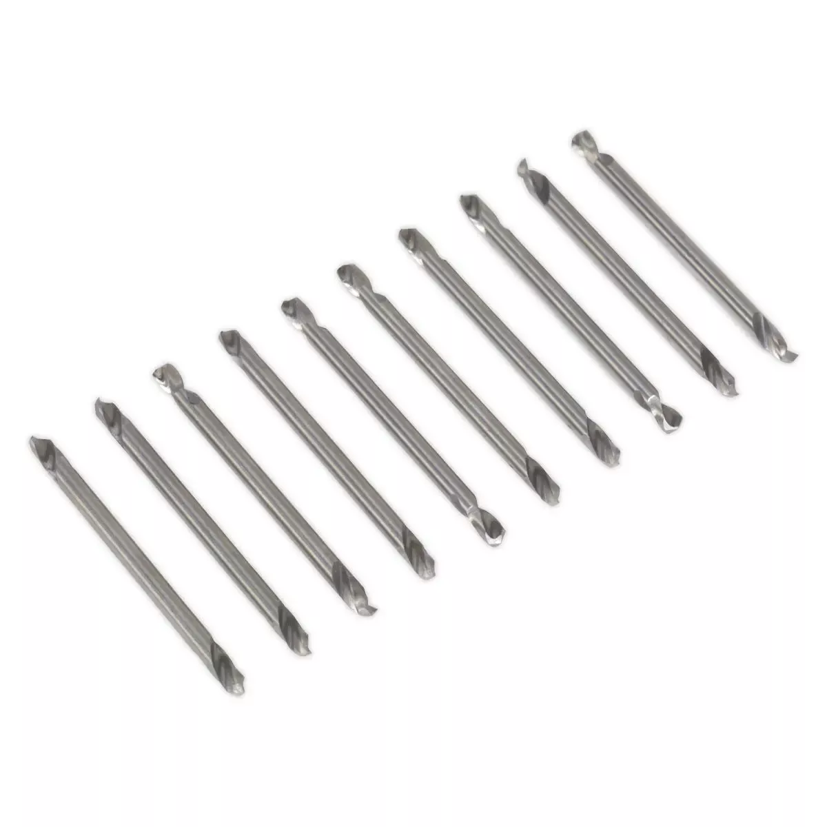 Sealey 10 Piece Double End Drill Bit Set 1/8