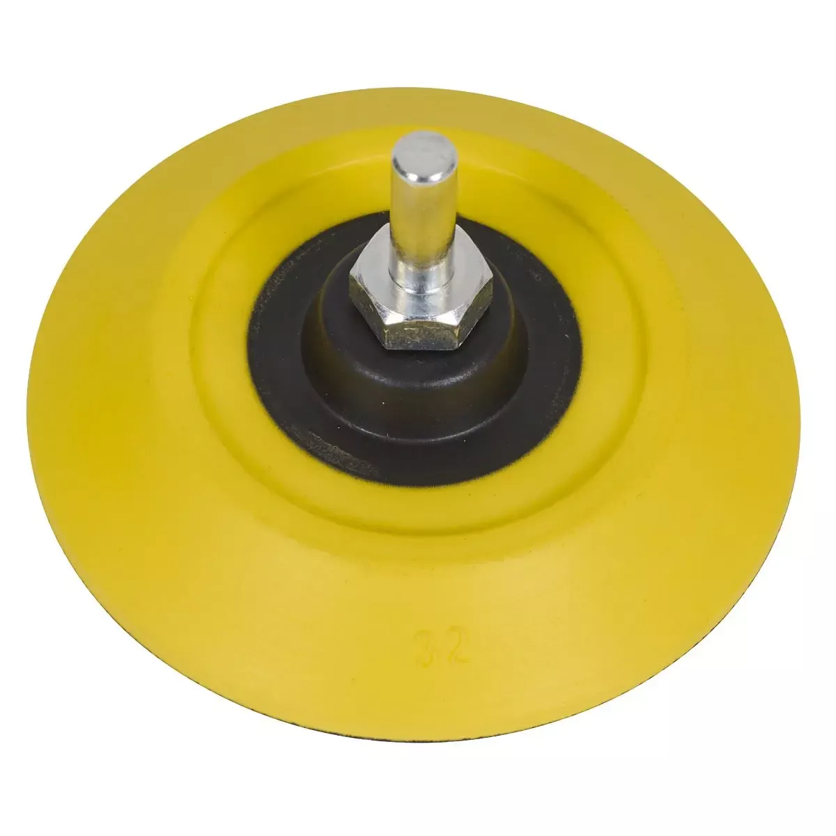 Sealey 75mm Hook & Loop Backing Pad 6mm Shaft