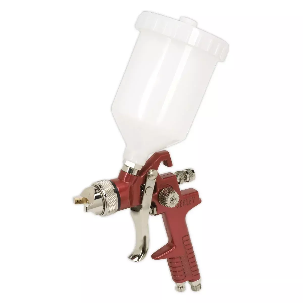 Sealey HVLP Gravity Feed Spray Gun 1.3mm Set-Up