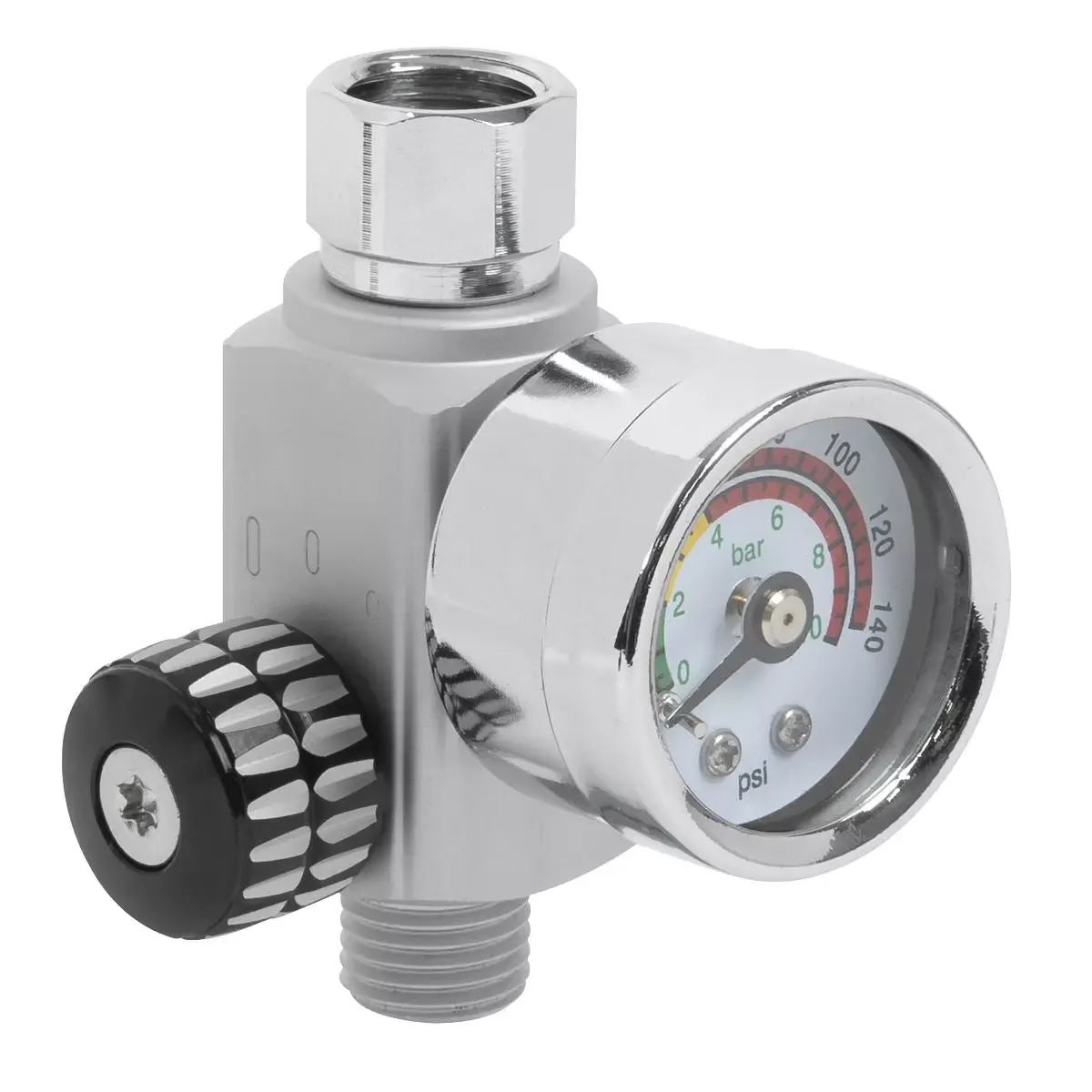 Sealey On Gun Pressure Regulator/Gauge Spray Gun Air Tool Accessories