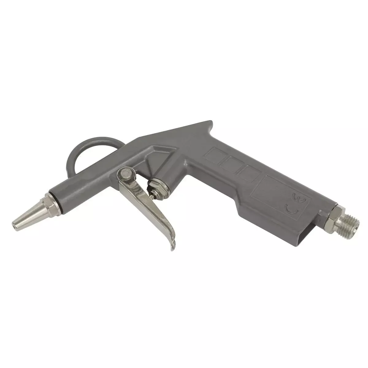 Sealey Pistol Air Blow Gun 1/4" BSP Dust Duster Short Type Nozzle 110psi