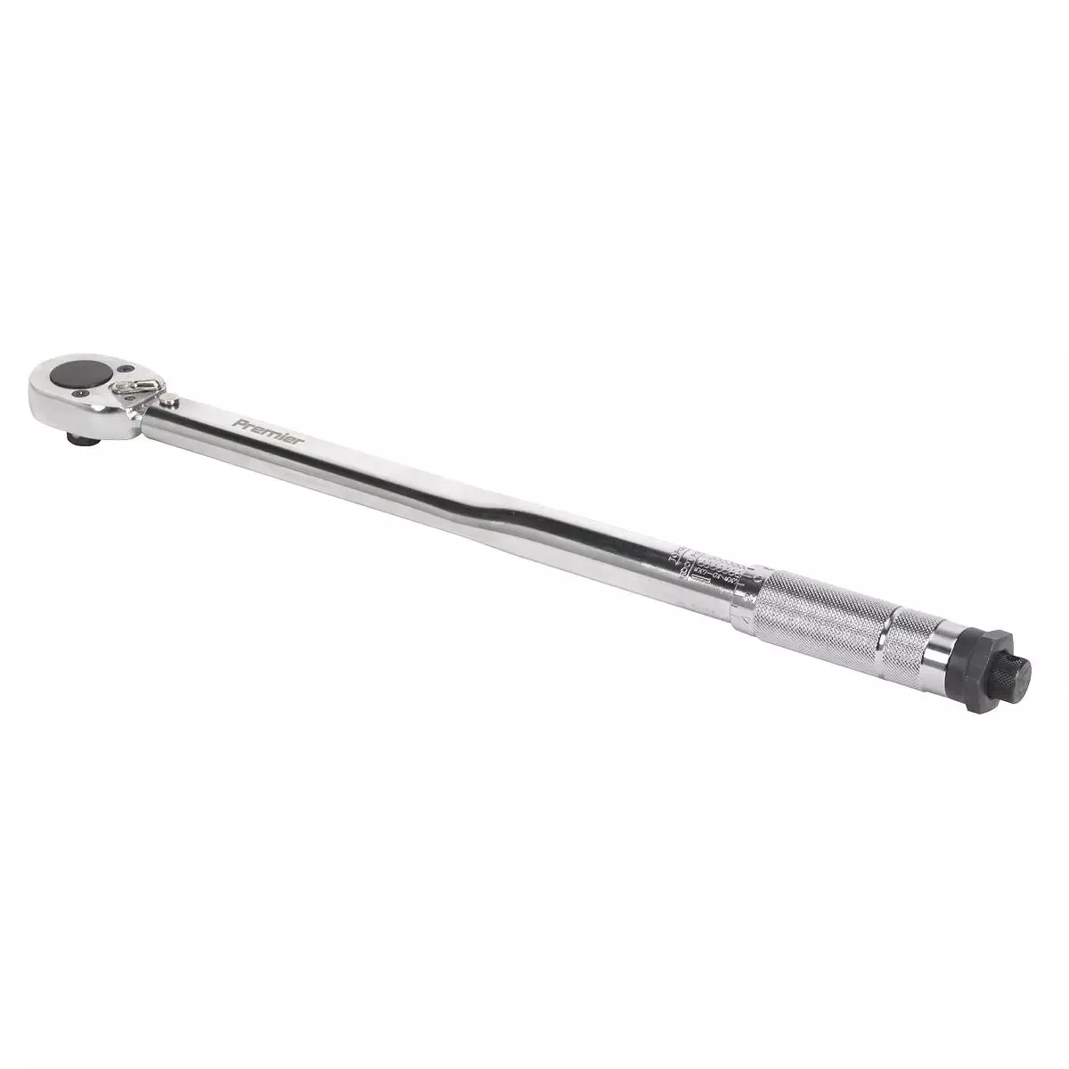 Sealey Premier 1/2" Drive Micrometer Torque Wrench 27-204Nm Reversible Ratchet