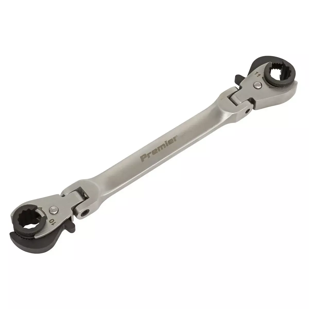 Sealey Premier 10 and 11mm Flexi Head Ratchet Flare Nut Brake Pipe Spanner