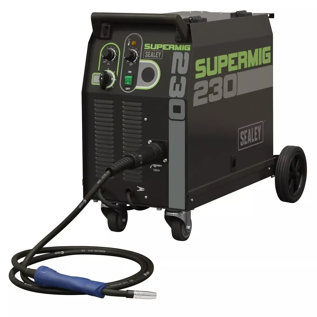 Sealey Professional MIG Welder 230A 230V with Binzel Euro Torch