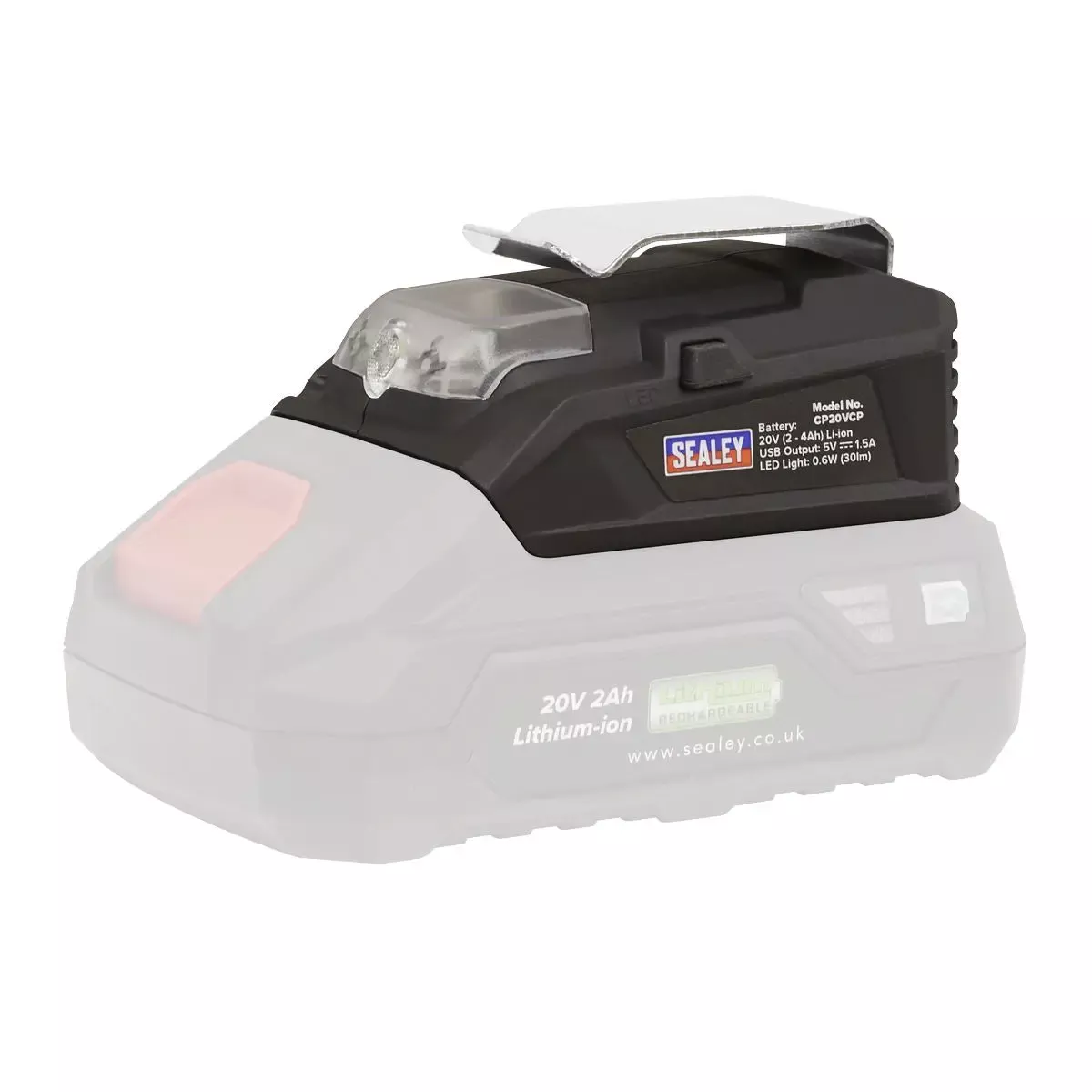 Sealey USB Charge Port for SV20 CP20V Series Cordless Power Tools