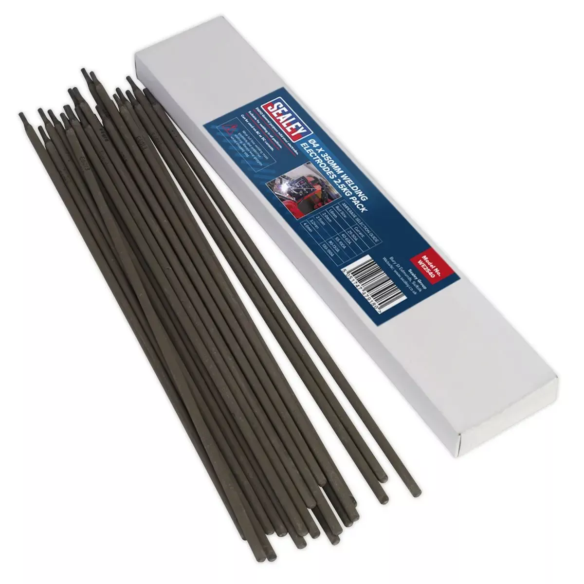 Sealey Welding Electrodes Ø4 x 350mm 2.5kg Pack