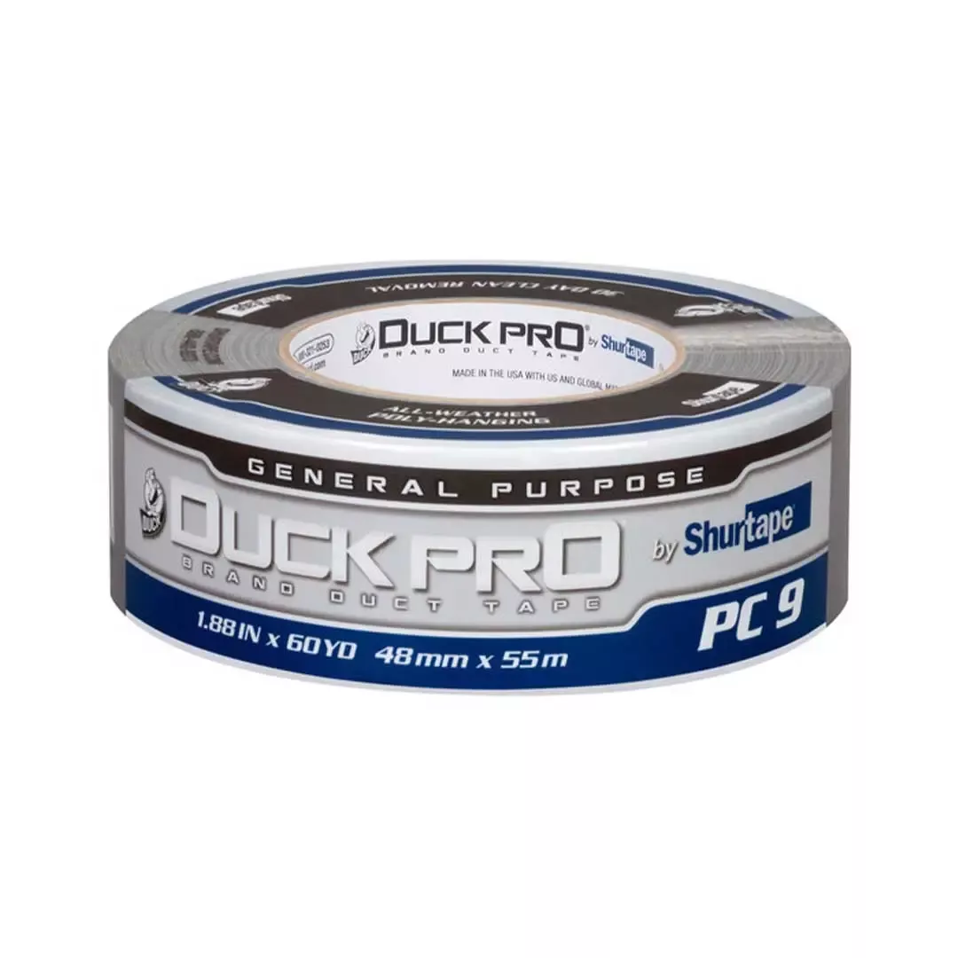 Shurtape Duck Pro PC 9S Silver Duct Tape 9 Mil 2" x 180' 105450