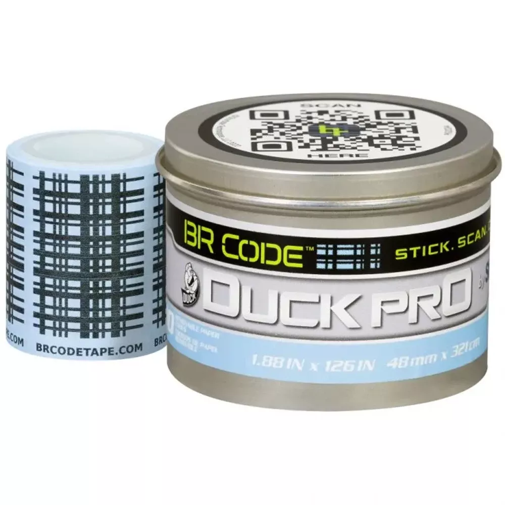 Shurtape FL 227 BR Duck Pro BR Code Scannable Paper Tape Codes 105635