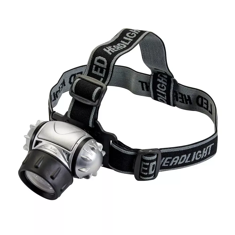 Silverline 12 LED Multi-Mode Headlamp Light Water Resistant Bike