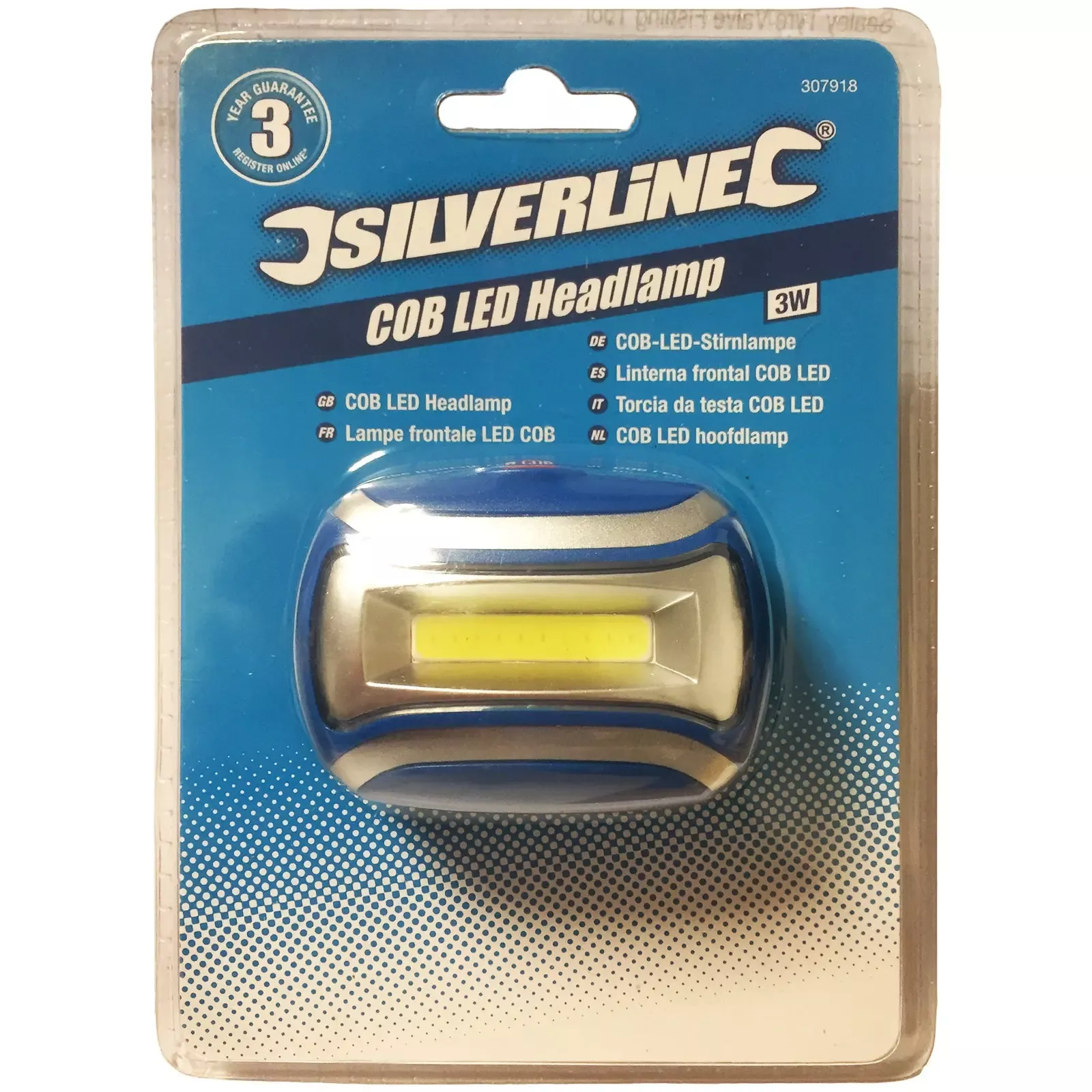 Silverline 3W COB LED Headlamp