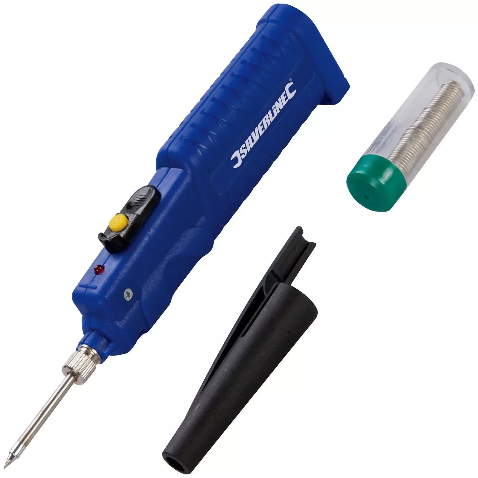 Silverline 8W Battery-Powered Soldering Iron Intricate Electronic Work