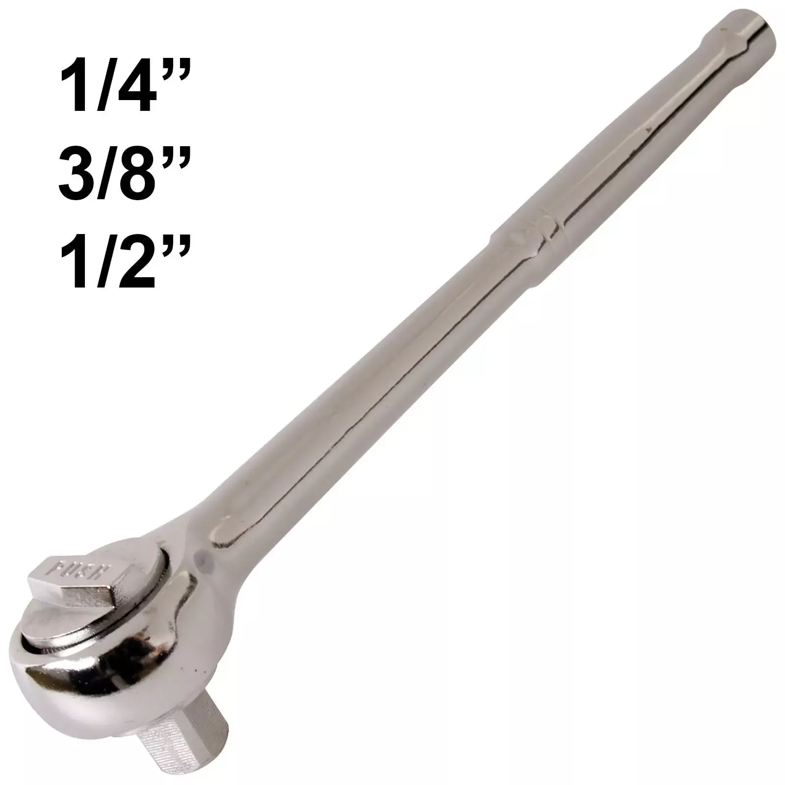 Silverline Reversible Ratchet Handle 1/4", 3/8" and 1/2" Drive