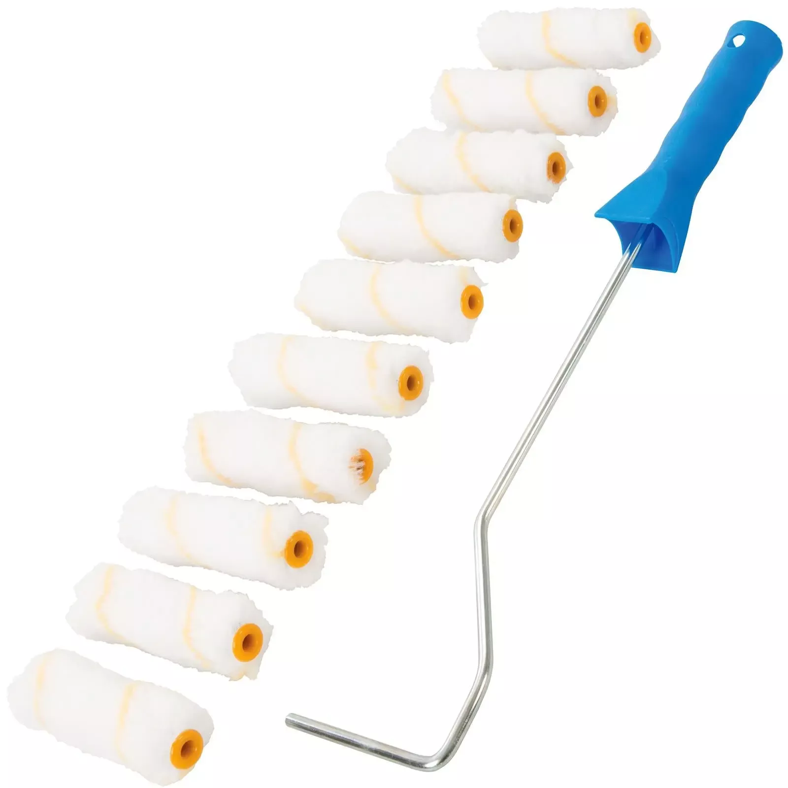 Silverline Roller Frame & 10 Sleeves Painting Decorating