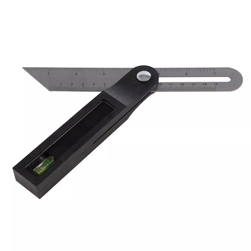 Silverline Sliding T Bevel with Spirit Level 200mm 8" Adjustable Multi-Function