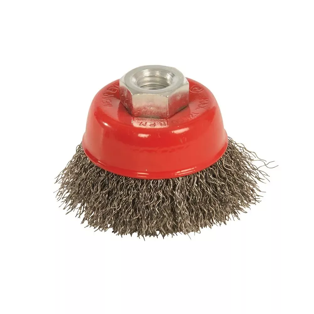 Silverline Steel Crimp Cup 65mm or 100mm