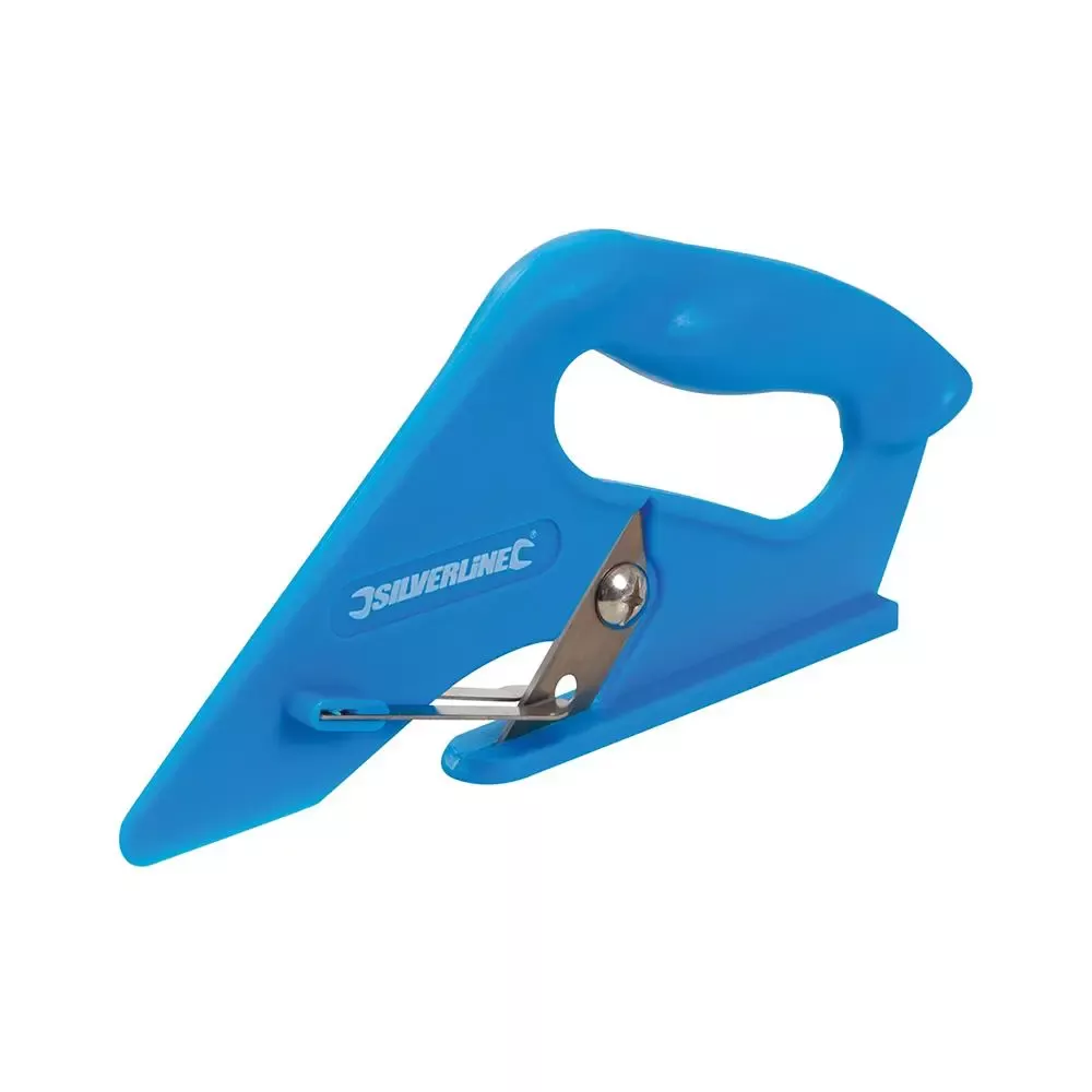 Silverline Universal Carpet Cutter Vinyl Heavy Duty Fabric Trimmer 230mm