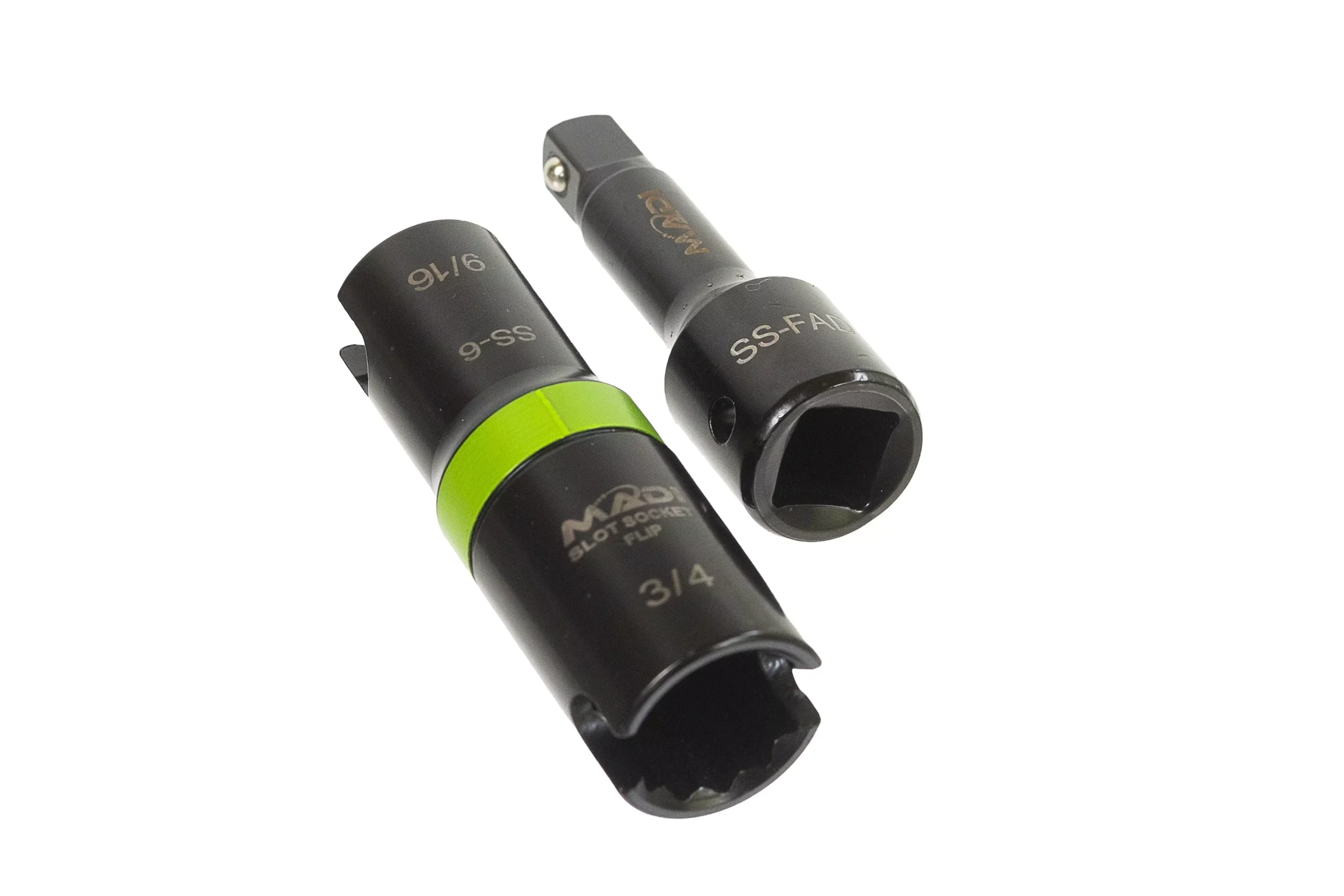 Slot Socket™ Deep Flip Impact 3-in-1 Hex:9/16" and 3/4"