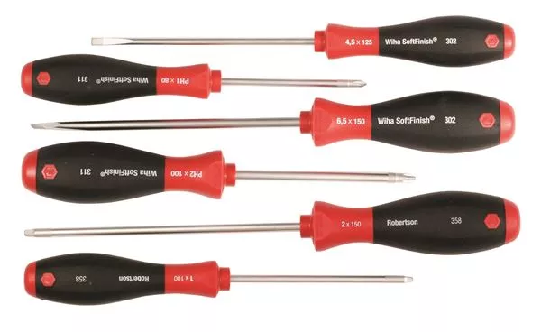 SoftFinish Sl/Ph/Sqr Driver 6 Pc Set