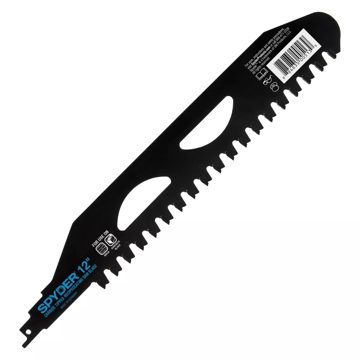 Spyder 12" 2-TPI Demolition TCT Reciprocating Saw Blade 200210