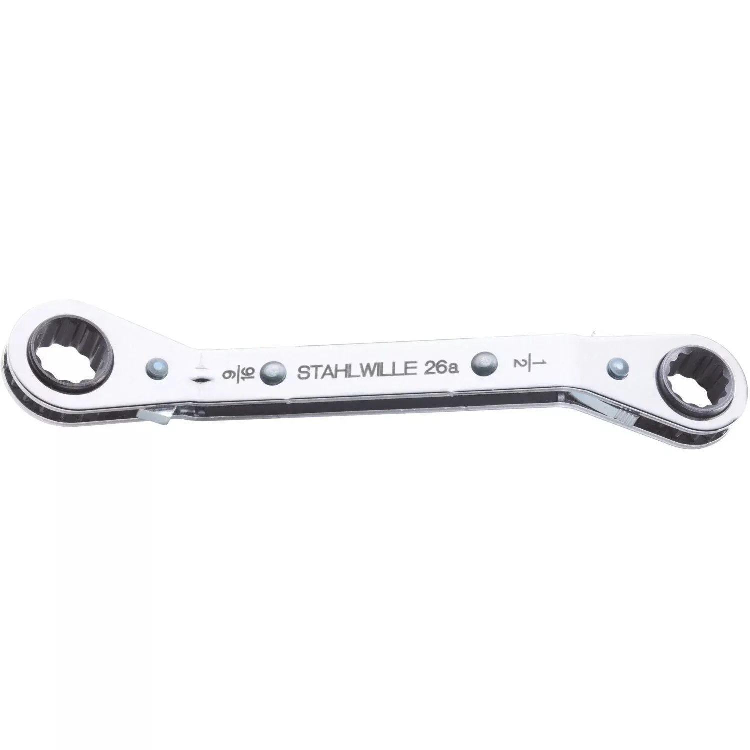 Stahlwille 41551620 26a Ratchet ring Spanner, 1/4" x 5/16"