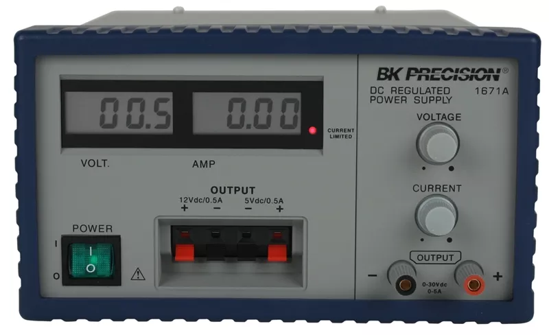 Triple-Output 30V, 5A Digital Display Power Supply