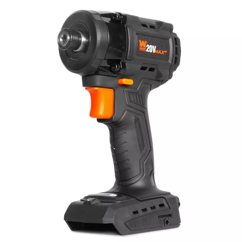 WEN 20136BT 20V MAX Lithium-Ion 1/4-Inch Brushless Cordless Compact Impact Driver (Tool Only – Battery Not Included)