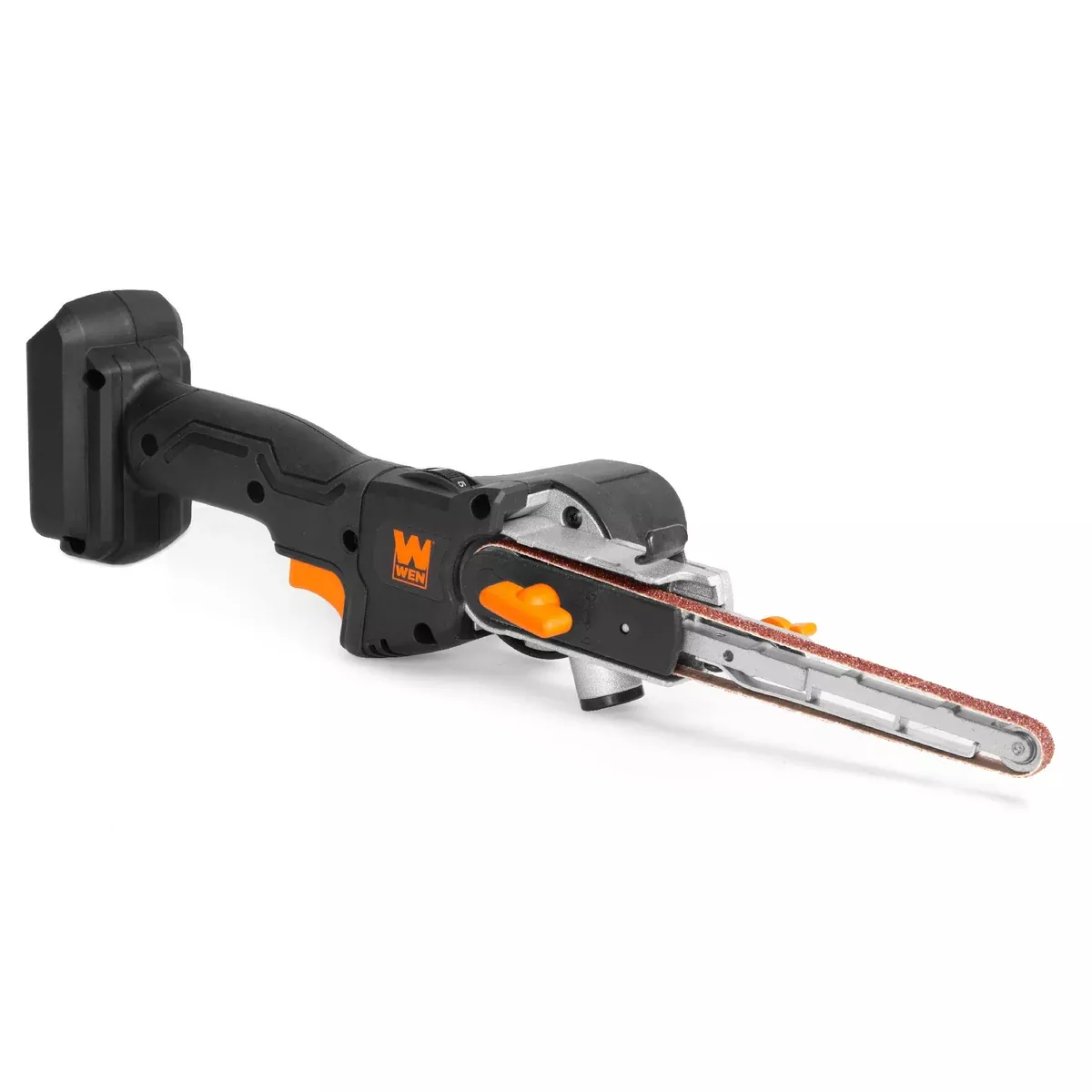 WEN 20438 20V Max Cordless Variable Speed Detailing File Sander, Brushless with 2.0 Ah Lithium-Ion Battery and Charger