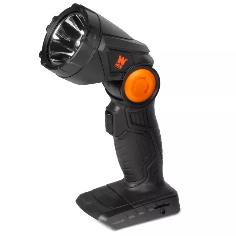 WEN 20817BT 20V Max Cordless 180-Lumen Handheld LED Work Light and Flashlight with Pivoting Head (Tool Only – Battery Not Included)