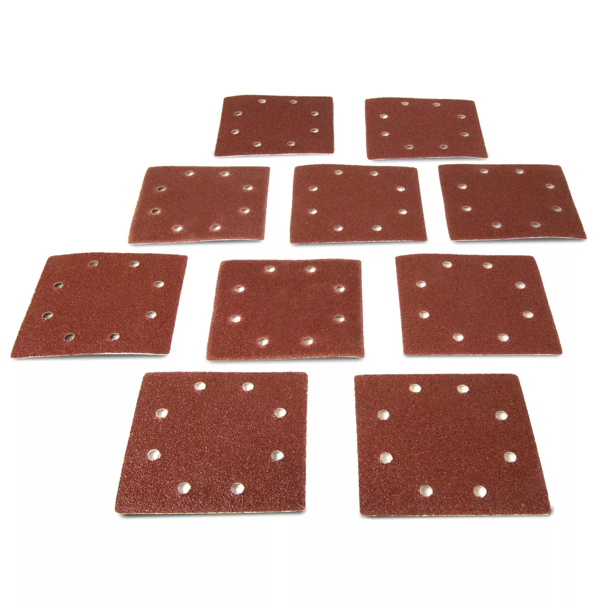 WEN 6304SP40 1/4-Sheet Sander 40-Grit Hook-and-Loop Sandpaper, 10-Pack