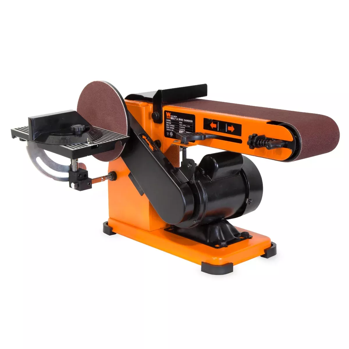 WEN 6500T 4 x 36-Inch Belt and 6-Inch Disc Sander with Steel Base
