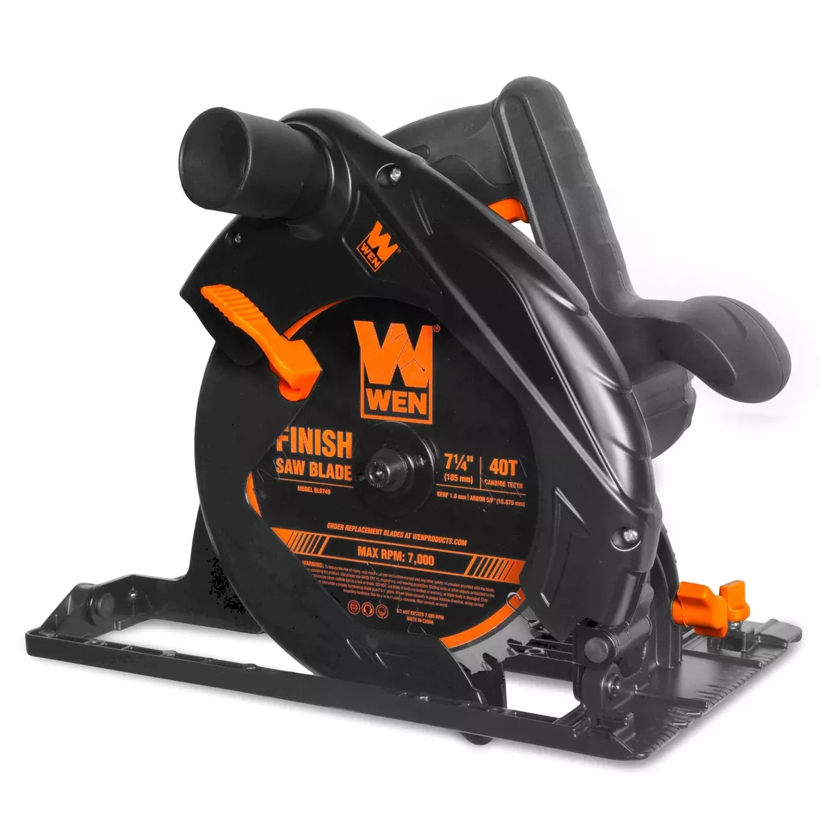 WEN CT1301 13-Amp 7.25-Inch Circular Saw with Track Saw-Compatible Base