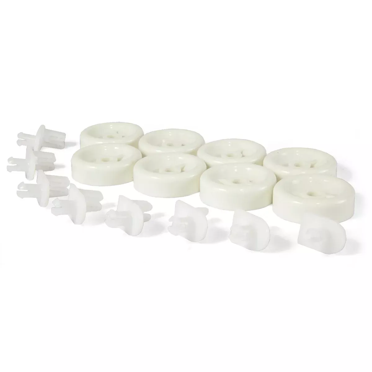 WEN Handyman Q-K0005 Dishwasher Dish Rack Roller Kit, 8 Pack (OEM part number WD35X21038)