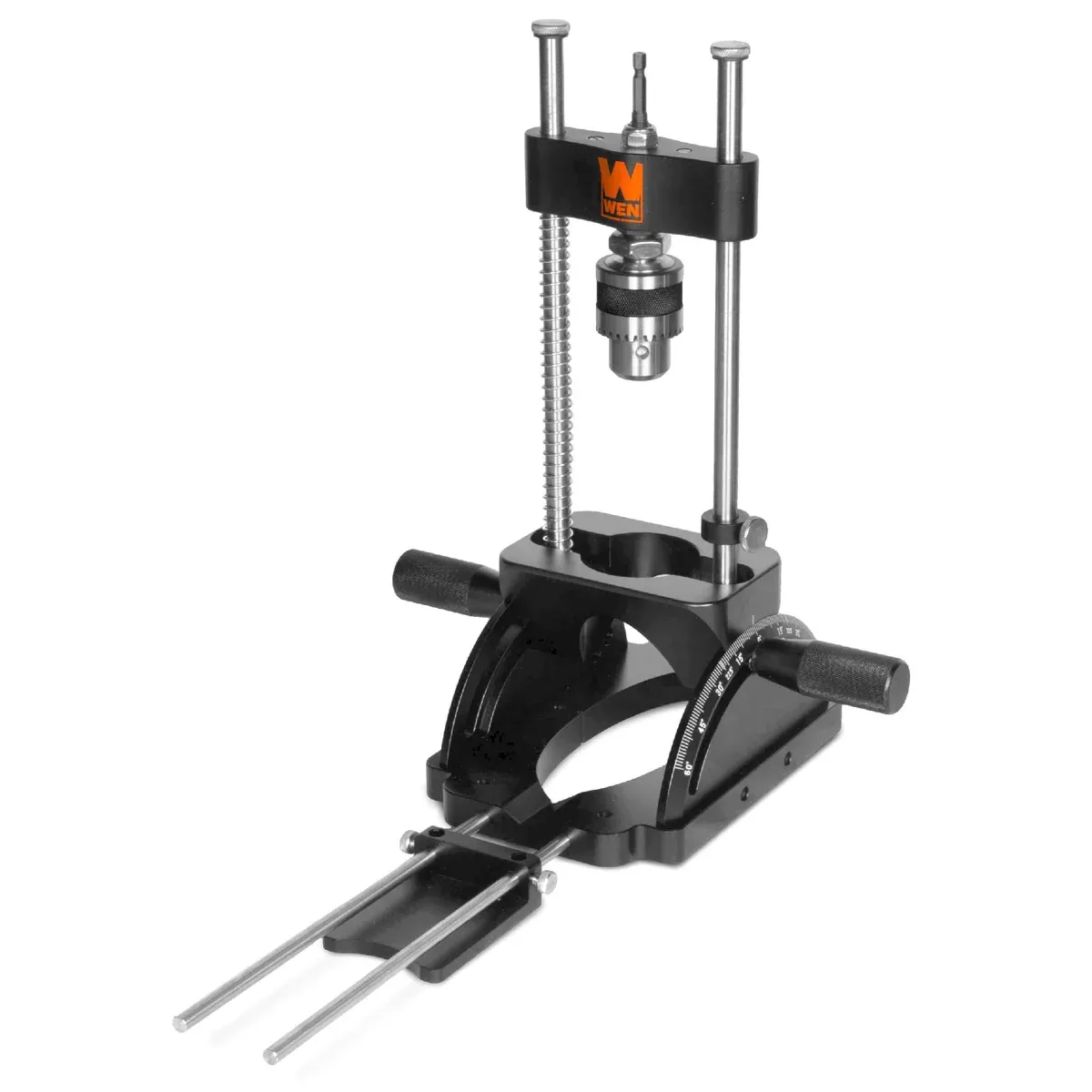 WEN WA1412 Portable Drill Guide, Heavy-Duty and Adjustable Precision Drill Press