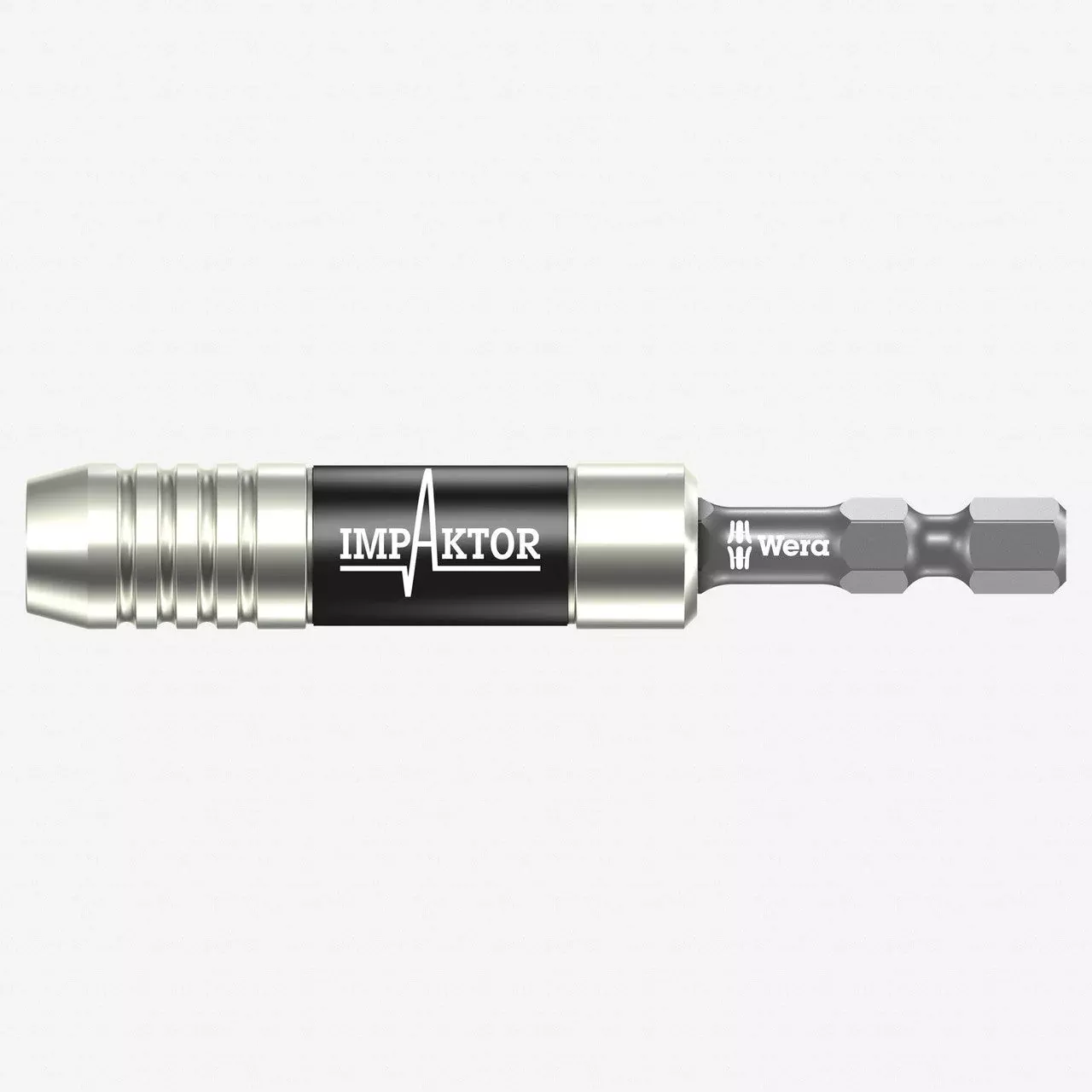 Wera 057675 Stainless Steel Impaktor Bit Holder with retaining ring and magnet