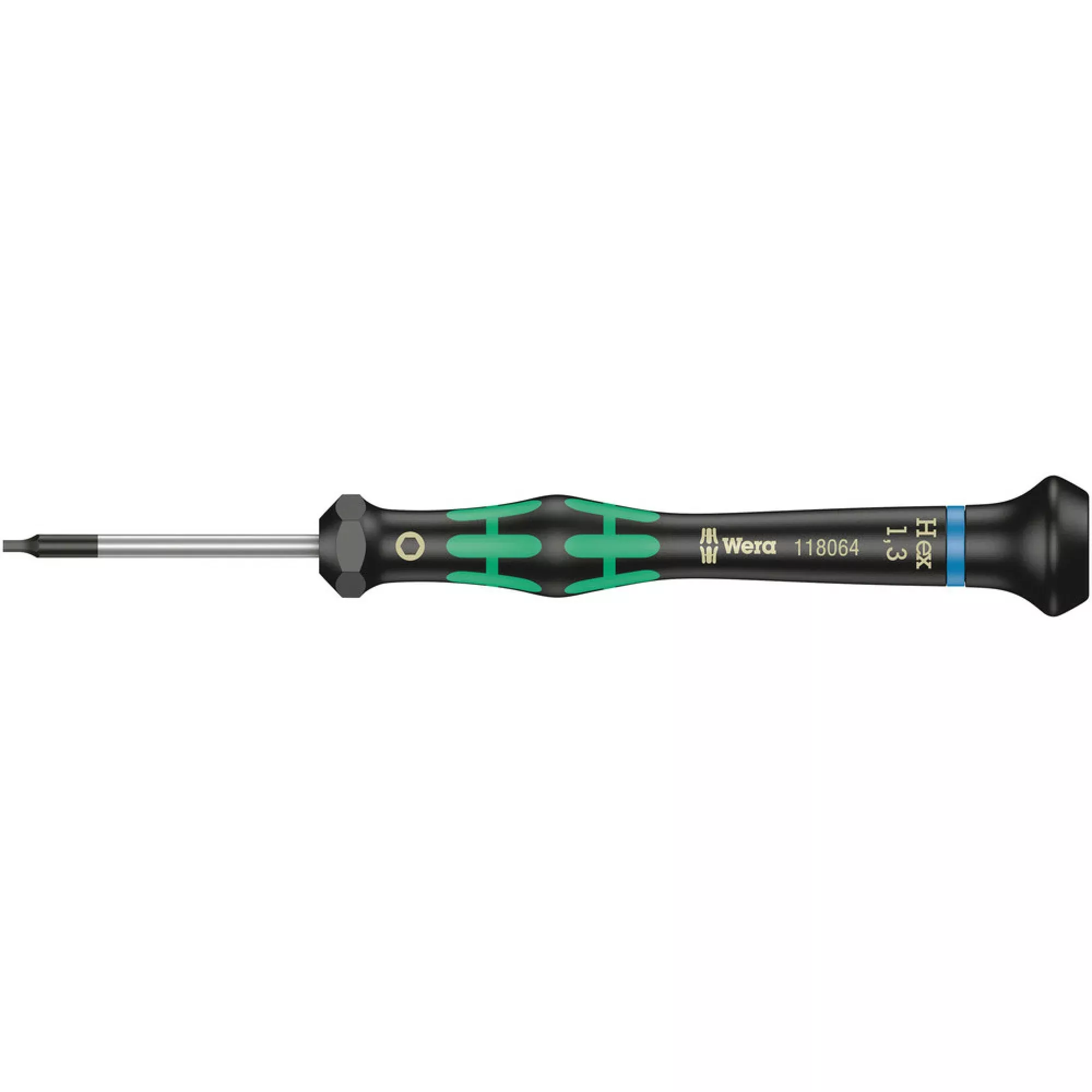 Wera 2054 Screwdriver for hexagon socket screws for electronic applications, 1.3 x 40 mm