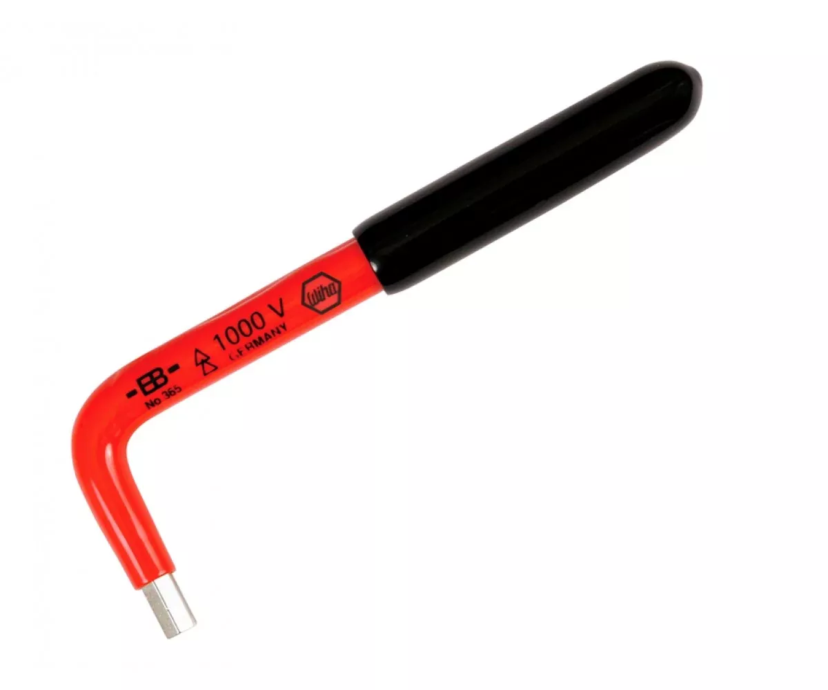 Wiha Tools 13655 Insulated Metric Hex L - Key, 5 mm x 140 mm
