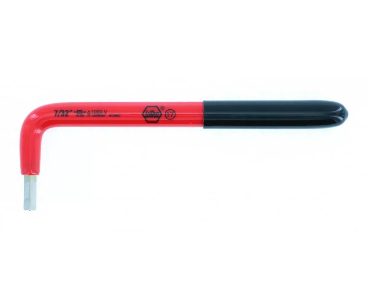 Wiha Tools 13667 Insulated Inch Hex L - Key, 7/32" x 5.3"