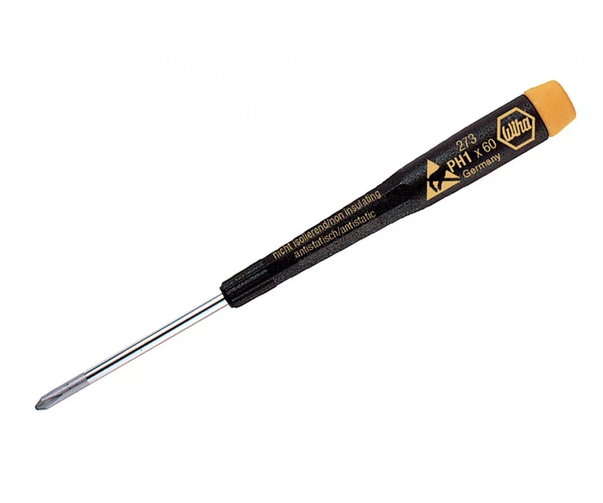 Wiha Tools 27316 Precision ESD Safe Phillips Screwdriver, #0 x 150 mm