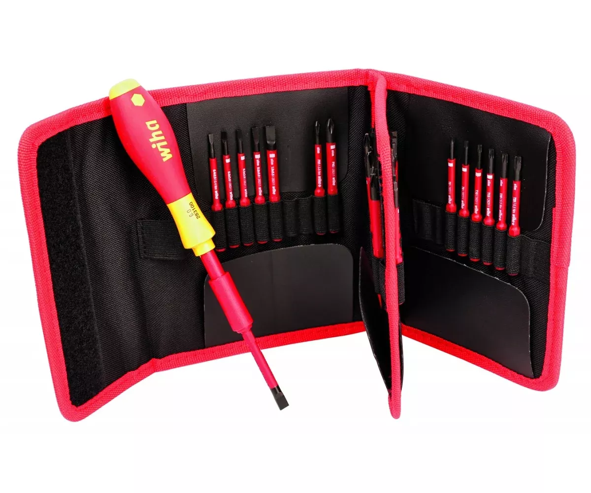 Wiha Tools 28399 Insulated SoftFinish SlimLine Blade Set, 30 Pc.