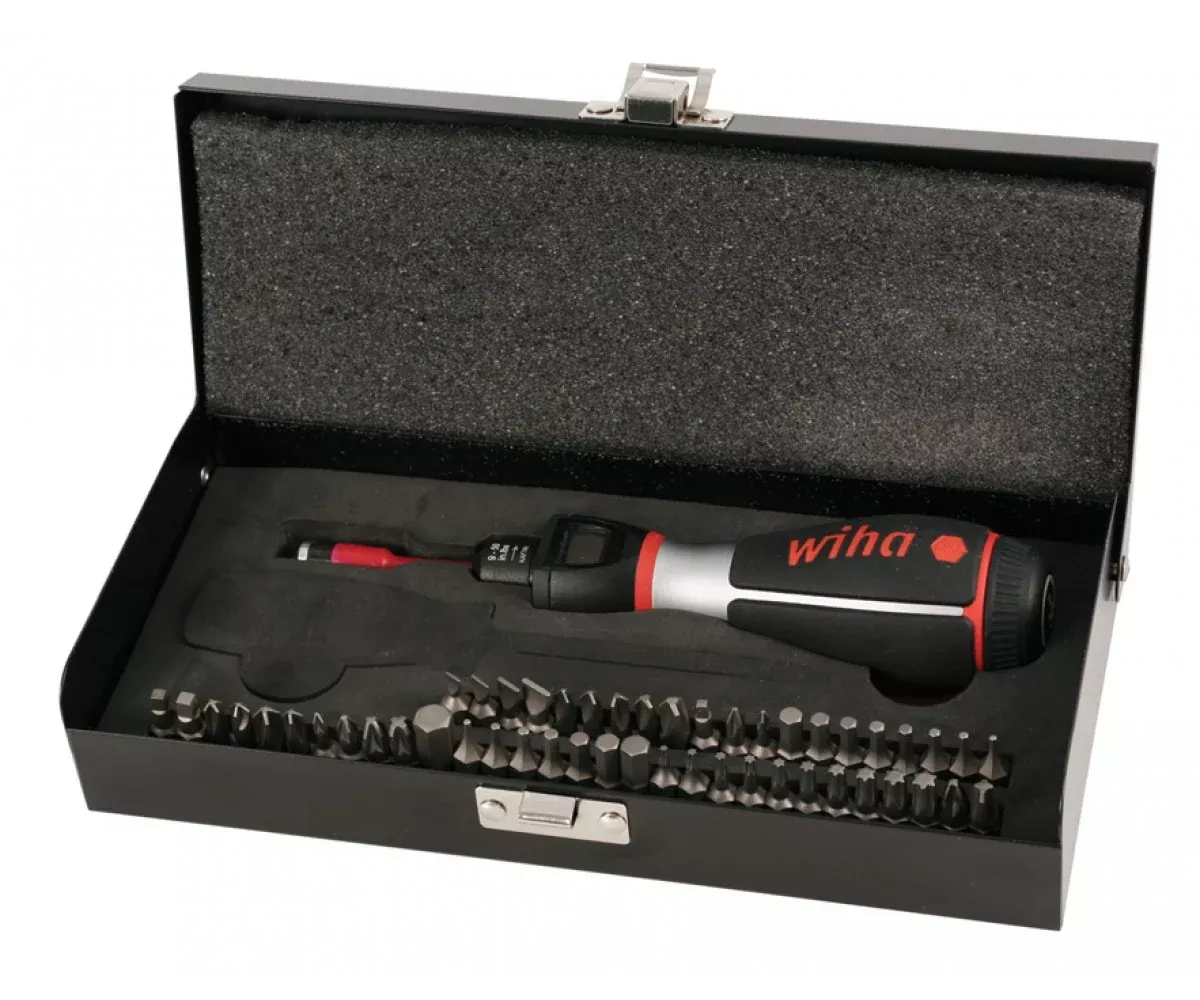 Wiha Tools 28896 iTorque 52 Piece Bit Set 9-45in/lbs