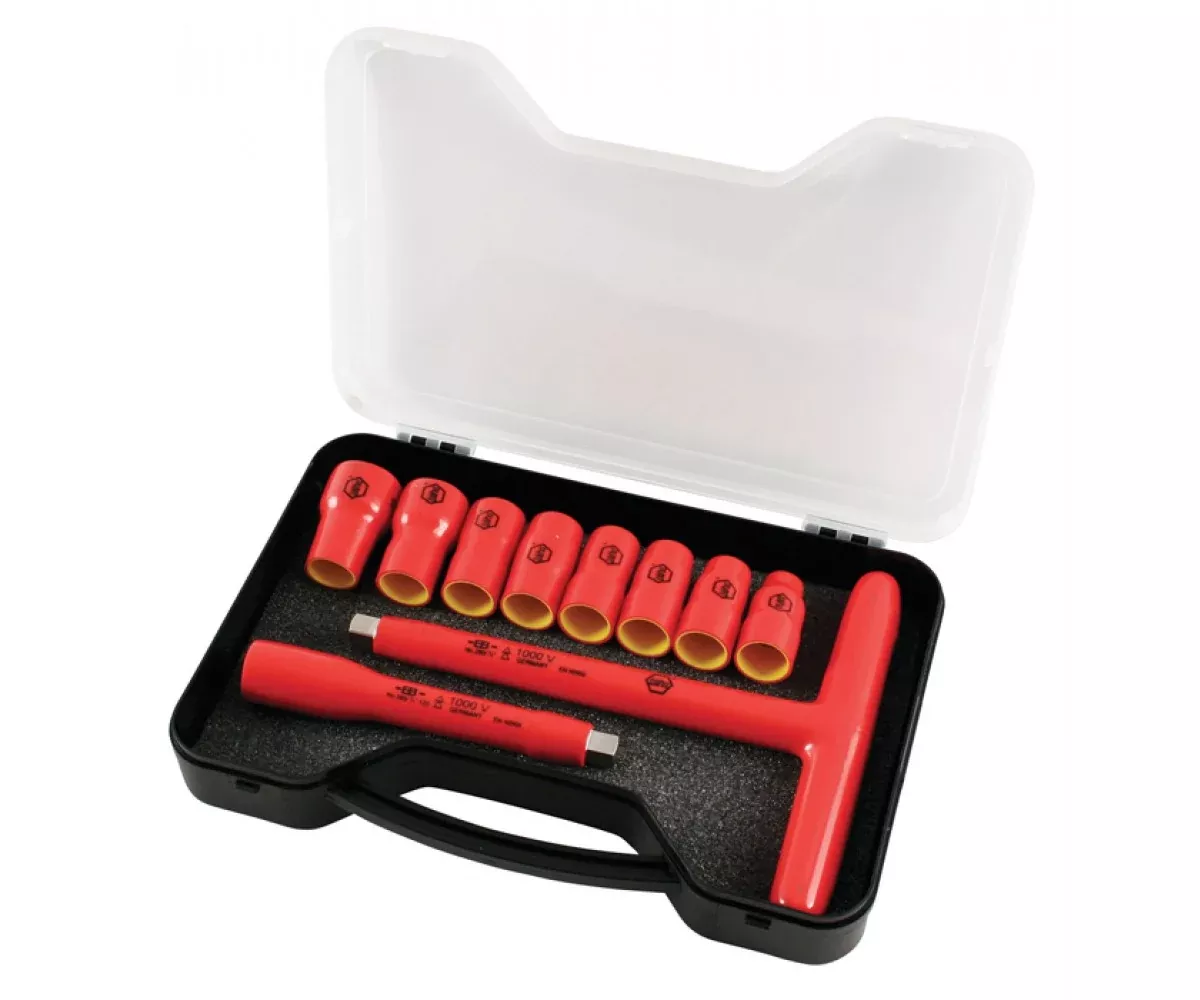 Wiha Tools 31595 Insulated Socket Set, 10 Pieces